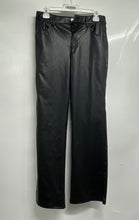 Load image into Gallery viewer, H&M Womens Black Flat Front Pockets Regular Fit Bootcut Leg Trouser Pants Size 4