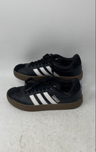 Load image into Gallery viewer, Adidas Womens VL Court 3.0 ID8796 Black Leather Lace-Up Sneaker Shoes Size 5
