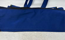 Load image into Gallery viewer, Lacoste Womens Blue Black Shoulder Strap Pockets Laptop Messenger Bag