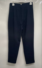 Load image into Gallery viewer, Zara Womens Blue Flat Front Pockets Straight Leg Trouser Pants Size Medium