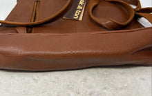 Load image into Gallery viewer, Oak & Tan Womens Brown Leather Adjustable Strap Zip-Around Lined Backpack w/ Tag