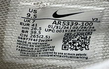 Load image into Gallery viewer, Nike Womens Air Force 1 Sage Low AR5339-100 White Lace-Up Sneaker Shoes Size 9.5