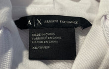 Load image into Gallery viewer, Armani Exchange Womens White Long Sleeve Pullover Hoodie Size XS
