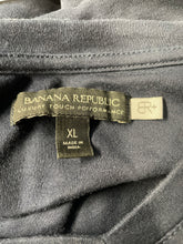 Load image into Gallery viewer, Banana Republic Mens Navy Blue Cotton Short Sleeve Pullover T-Shirt Size XL