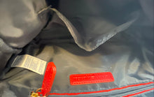 Load image into Gallery viewer, Tommy Hilfiger Womens Red Quilted Zipper Adjustable Strap Crossbody Handbag