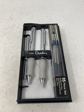 Load image into Gallery viewer, Pierre Cardin Silver 15 Pcs Ballpoint Mini Pen & Mechanical Pencil Set With Case