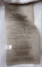 Load image into Gallery viewer, Calvin Klein Womens White Short Sleeve Round Neck Blouse Top Size Small