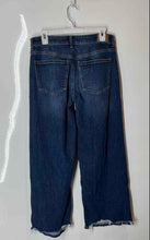 Load image into Gallery viewer, American Eagle Outfitters Womens Blue Stretch Wide-Leg Denim Jeans Pants Size 4