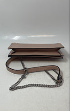 Load image into Gallery viewer, Aldo Womens Nude Leather Embossed Logo Chain Strap Crossbody Bag