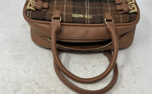 Load image into Gallery viewer, Steve Madden Womens Brown Zipper Inner Pocket Double Handle Satchel Handbag
