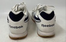 Load image into Gallery viewer, Reebok Mens Classic Harman Run White Dark Blue Lace-Up Sneaker Shoes Size 10