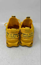 Load image into Gallery viewer, Vooncosir Womens Yellow Black Off Love Low Top Lace-Up Sneaker Shoes Size 36