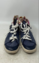Load image into Gallery viewer, Coach Womens Erikka Q1127 Blue Floral Print High Top Sneakers Shoes Size 10B