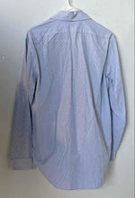 Load image into Gallery viewer, Calvin Klein Mens Light Blue Slim Fit Long Sleeve Collared Dress Shirt Size L