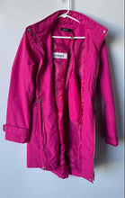Load image into Gallery viewer, Lauren Ralph Lauren Womens Hot Pink Long Sleeve Pockets Full-Zip Raincoat Size S