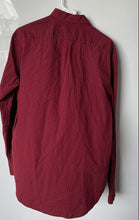 Load image into Gallery viewer, J. Crew Mens Red Polka Dot Print Long Sleeve Stretch Button-Up Shirt Size Large