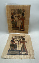 Load image into Gallery viewer, Papyrus Hieroglyphics Handmade Egypt Collectible Art Painting