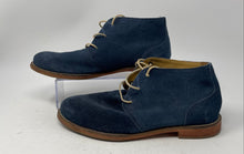 Load image into Gallery viewer, J. Shoes Mens Monarch Plus Navy Blue Suede Lace-Up Ankle Chukka Boots Size 9.5