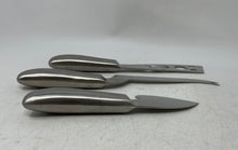 Load image into Gallery viewer, Stainless Steel Constricted Cheese Knives With Brushed Finish Set Of 3 Pieces