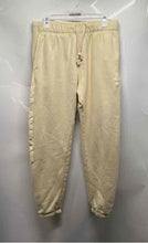 Load image into Gallery viewer, Playboy Mens Beige Pockets Elastic Waist Drawstring Jogger Pants Size M