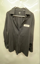 Load image into Gallery viewer, Hugo Boss Mens Black Long Sleeve Collared Sharp Fit Dress Shirt Size XL 17 32/33