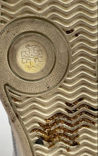 Load image into Gallery viewer, Authentic Tory Burch Womens Clover Court Silver-Tone Sneakers Shoes Size 6.5 M