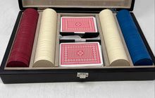 Load image into Gallery viewer, GRB Playing Cards Casino Poker Chips Complete Game Set In Carrying Box