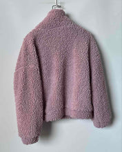 Load image into Gallery viewer, Forever 21 Womens Purple Long Sleeve Pockets Fuzzy Full-Zip Sherpa Jacket Size M