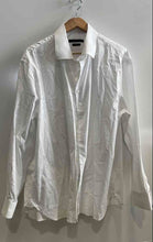 Load image into Gallery viewer, Authentic John Varvatos Mens White Modern Fit Long Sleeve Dress Shirt Size 17.5R