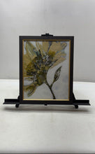 Load image into Gallery viewer, Gold Black Flower Alloy II Picture Frame Wall Decorative Chinese Art Print