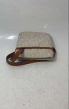 Load image into Gallery viewer, Michael Kors Womens Jet Set Beige Brown Signature Messenger Crossbody Bag