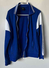 Load image into Gallery viewer, Armani Exchange Womens Blue Long Sleeve Full-Zip Jacket Size Small