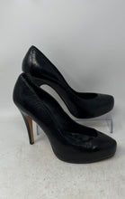 Load image into Gallery viewer, Dolce Vita Womens Black Leather Slip-On Stiletto Pump Heels Size 10