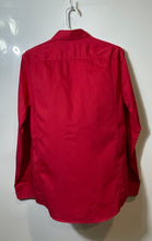 Load image into Gallery viewer, G By Guess Mens Red Cotton Long Sleeve Regular Fit Button-Up Shirt Size S