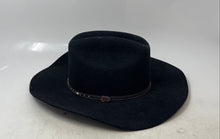 Load image into Gallery viewer, Justin By Milano Mens Black Wide Brim Western Cowboy Hat One Size Fits All