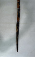 Load image into Gallery viewer, Hand Carved Brown Long Wooden Jamaica Souvenir Walking Cane