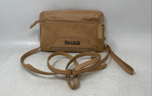 Load image into Gallery viewer, Kenneth Cole Reaction Womens Beige Leather Adjustable Strap Crossbody Purse