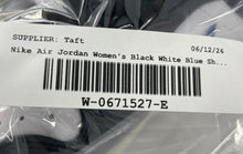 Load image into Gallery viewer, Nike Womens Air Jordan 1 Mid 554725-084 Black White Blue Sneakers Shoes Size 6.5