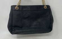 Load image into Gallery viewer, Rampage Womens Black Inner Pocket Double Handle Chain Strap Shoulder Bag