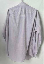 Load image into Gallery viewer, Calvin Klein Mens Purple Printed Regular Fit Non-Iron Dress Shirt Sz 16.5 34/35