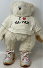 Load image into Gallery viewer, Vermont Teddy Bear White I Love Ya-Yai T-Shirt Stuffed Animal Plush Toy