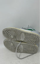 Load image into Gallery viewer, Nike Kids Air Jordan 1 Mid White Green Mid Top Lace-Up Sneaker Shoes Size 2.5Y