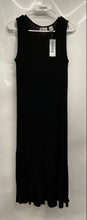 Load image into Gallery viewer, Chico's Womens Black Sleeveless Round Neck Traveller Midi Dress Size 1 With Tag