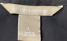 Load image into Gallery viewer, Banana Republic Womens Black Short Sleeve Blouse Top Size Large