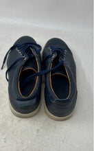 Load image into Gallery viewer, Guidon Mens Blue Leather Lace-Up Low Top Round Toe Sneaker Shoes Size EUR 41