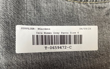 Load image into Gallery viewer, Zara Womens Gray Denim Medium Wash Stretch Pockets Wide-Leg Jeans Size 6