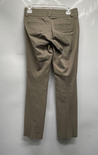 Load image into Gallery viewer, Banana Republic Womens Dark Beige Flat Front The Sloan Fit Dress Pants Size 0P