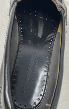 Load image into Gallery viewer, Johnston & Murphy Mens Black Leather Tassel Slip-On Loafer Shoes Size 9.5M