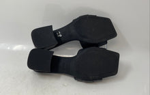 Load image into Gallery viewer, Guess Womens Black Faux Leather Open Toe Slip-On Block Mule Heels Size 8.5M