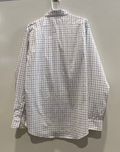 Load image into Gallery viewer, Polo Ralph Lauren Mens White Check Print Classic Fit Button-Up Shirt Size Large
